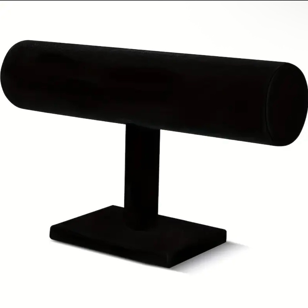 Black Velvet Jewelry Display Stand